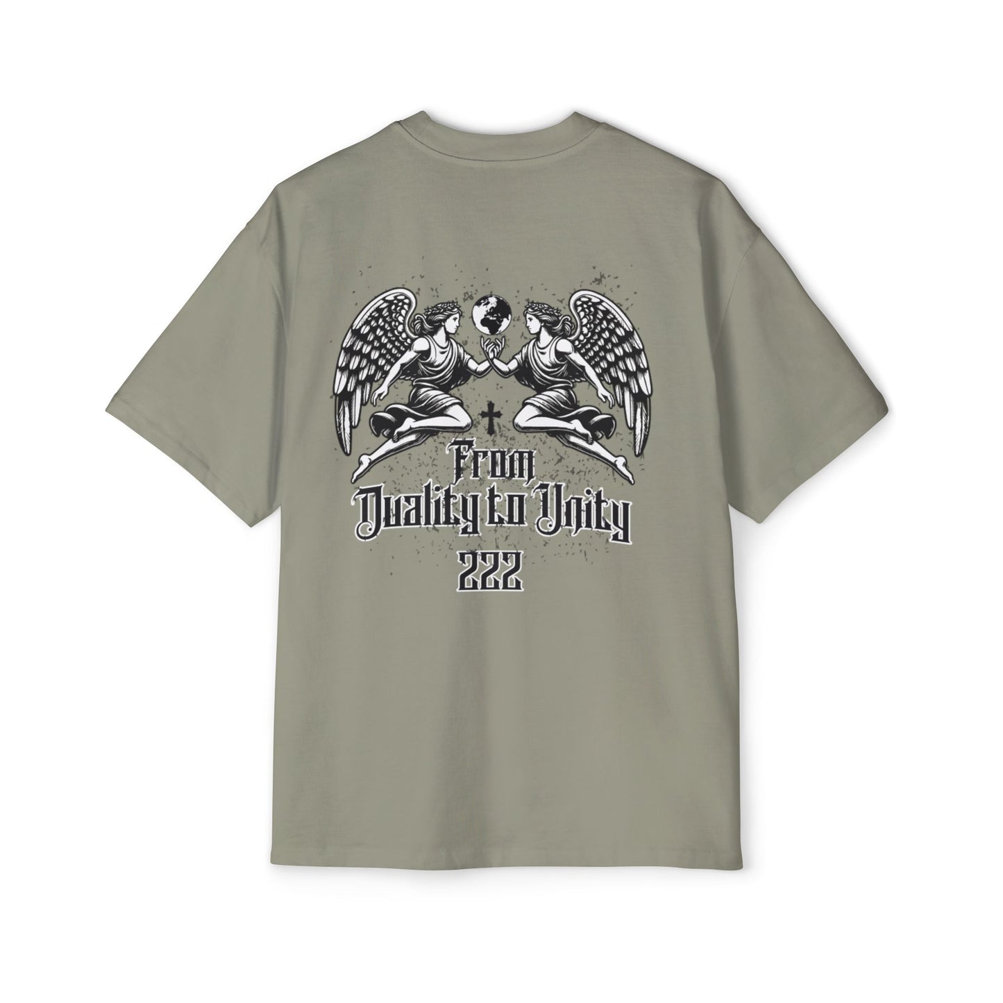 "GIFT OF GOD" Collection Grey Oversized T-Shirt