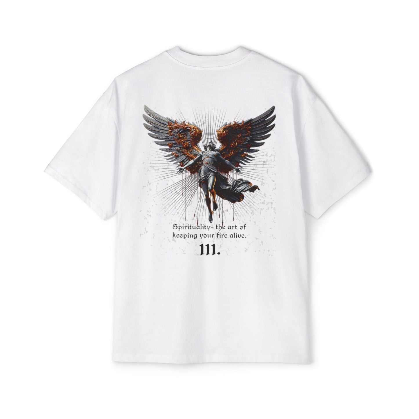 "GIFT OF GOD" Collection White Oversized T-shirt
