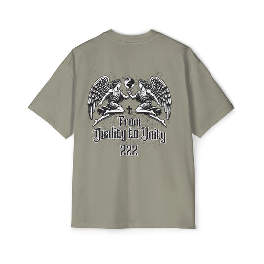 "GIFT OF GOD" Collection Grey Oversized T-Shirt