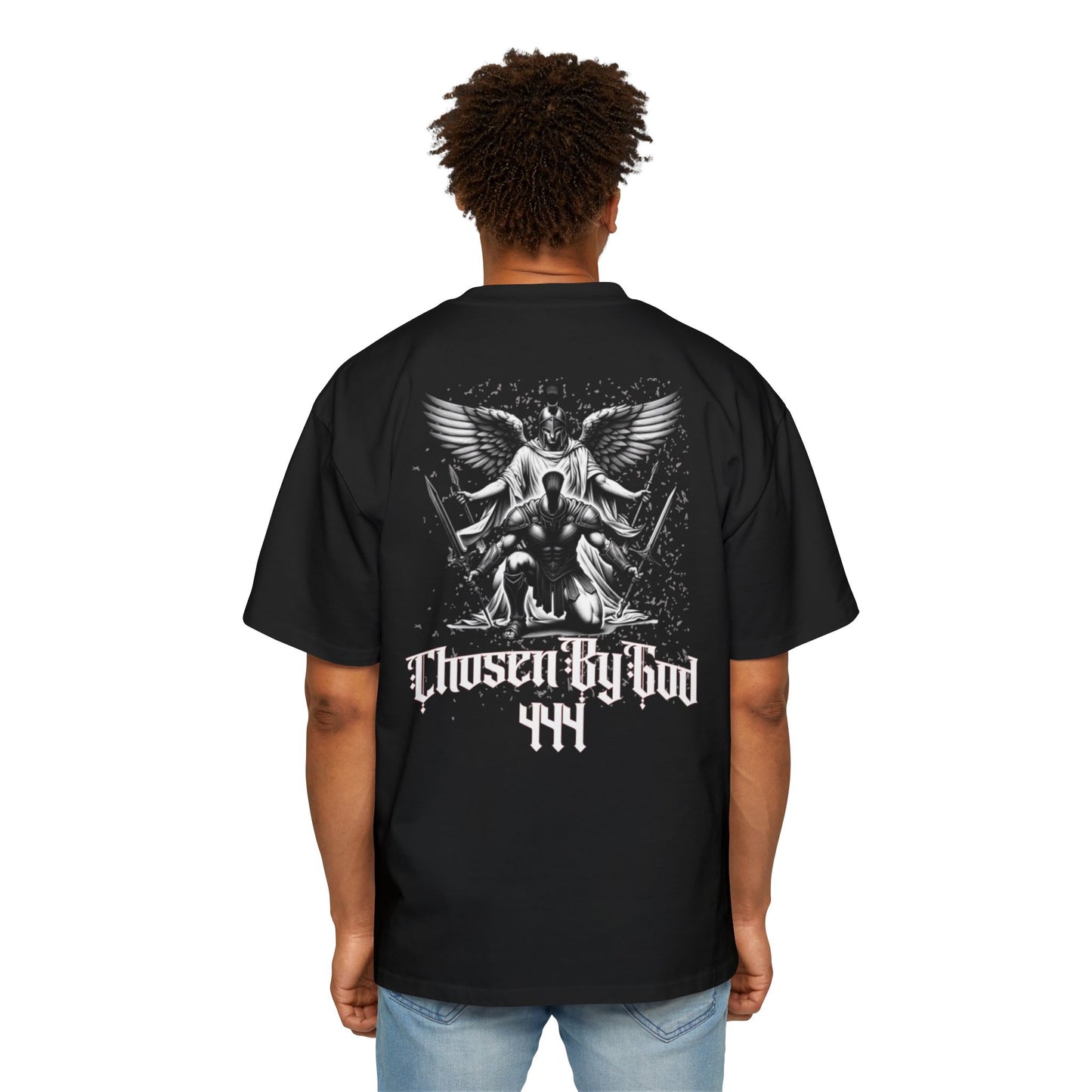 "GIFT OF GOD" Collection Black Oversized T-Shirt
