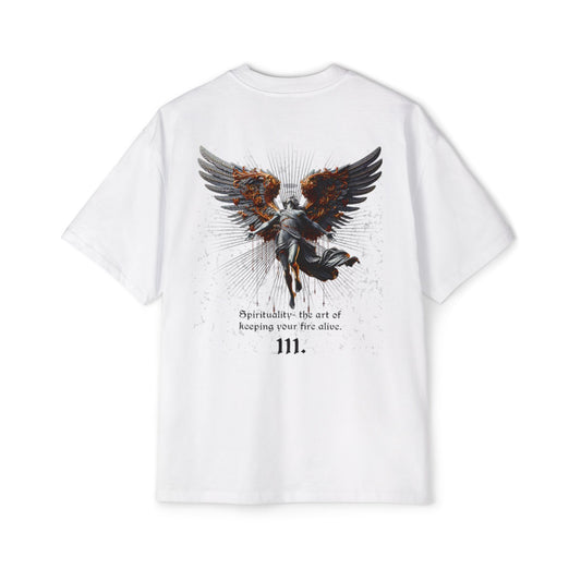 "GIFT OF GOD" Collection White Oversized T-shirt